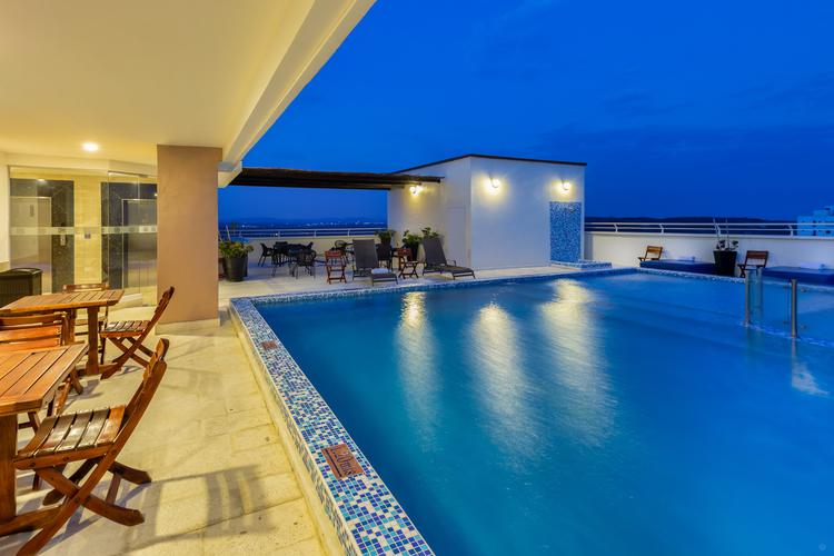 Terrasse piscine GHL Hôtel Barranquilla 