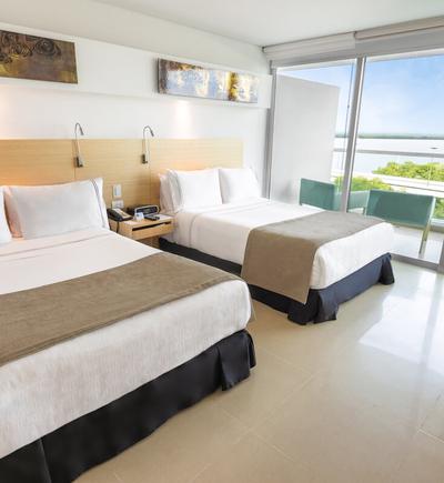 Standard deux lits doubles  Sonesta Cartagena Carthagène